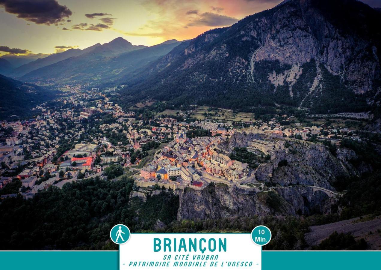 Briancon - Serre Chevalier 1200 - Joli Appartement - Face Aux Pistes En Centre Ville Ngoại thất bức ảnh